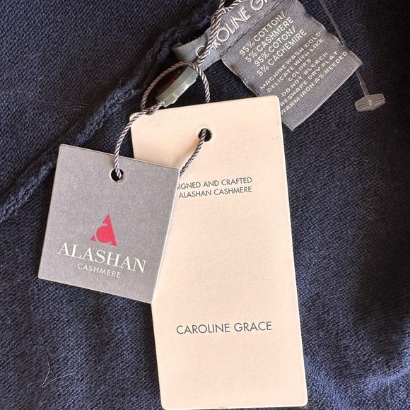 Alashan Cashmere Caroline Grace Cotton Cashmere Mini Duster NWT - Picture 12 of 16